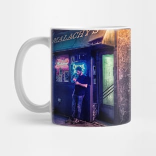 Upper West Side Night Street Manhattan NYC Mug